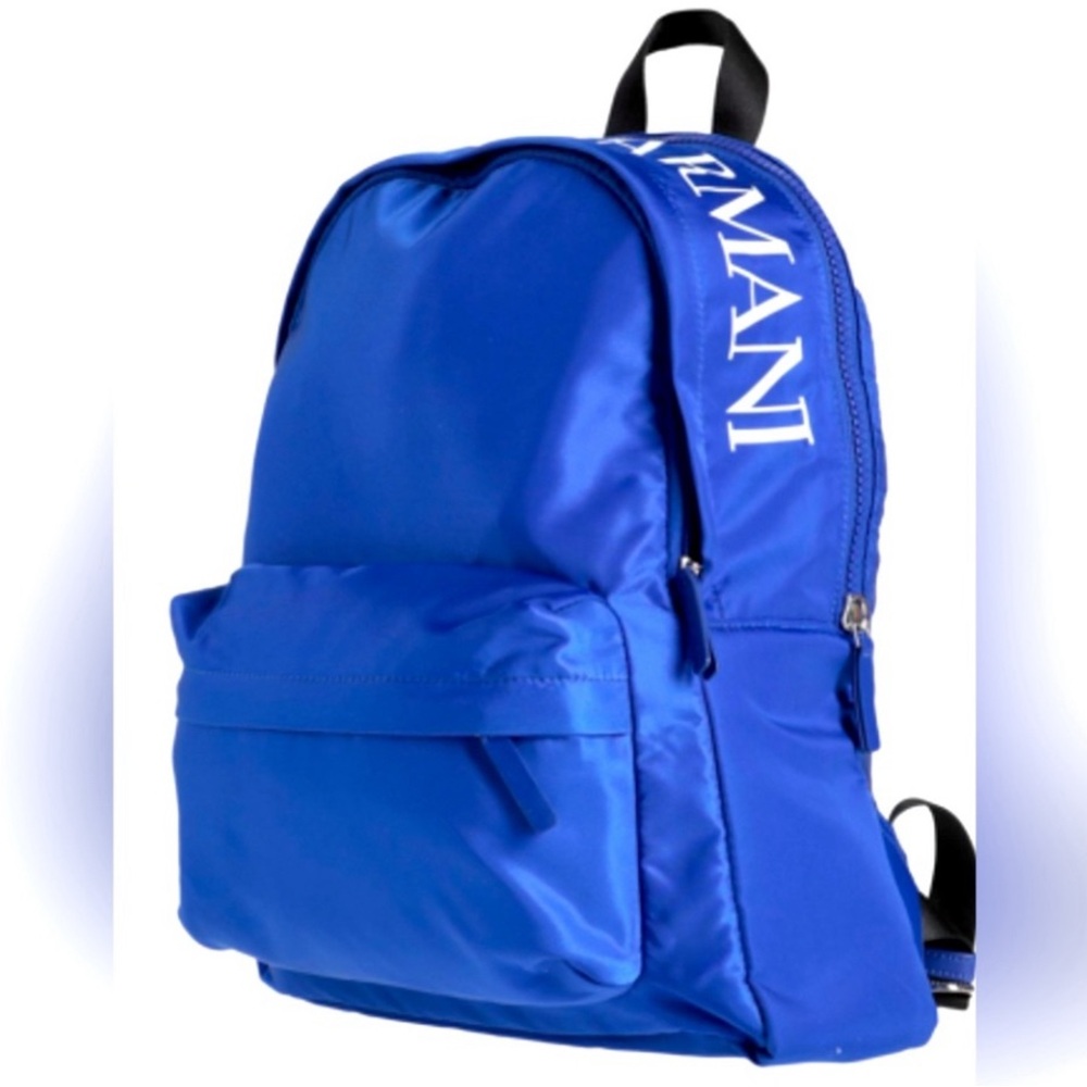 NWT $416 emporio armani backpack Polyurethane Leather